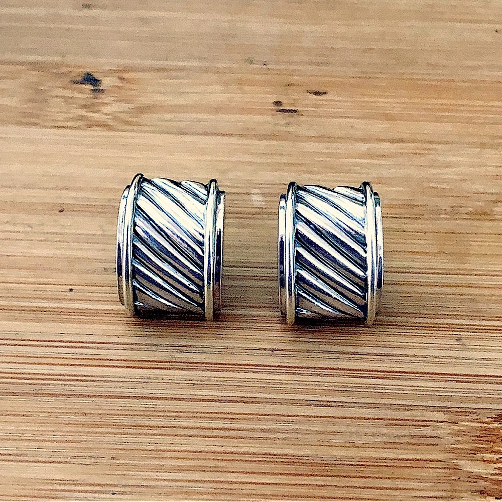 $265  David Yurman  14K Gold & Sterling Silver Copyright D.YURMAN 925 585 - Picture 4 of 7